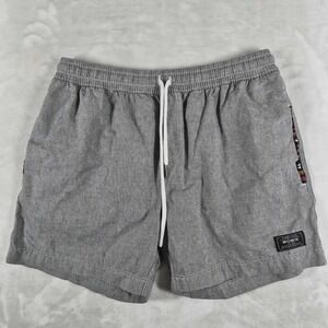 Wowie Sapien 2.0 Shorts Men's Large Gray 5.5" Inseam Elastic Waist Aztec Pockets